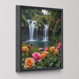 Natural Waterfalls  Peel And Stick Photo Tile