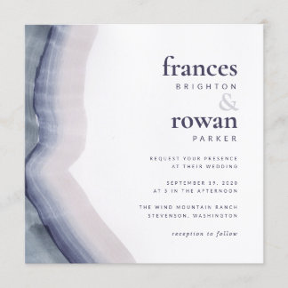 Natural Wave Wedding Invitation