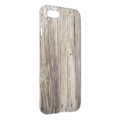 Natural Weathered Wood Boards from Old Dock Uncommon iPhone Case (Back/Right)