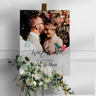 Natural Welcome Wedding Poster