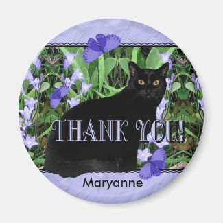 Natural Wildflowers and Cat Thank You