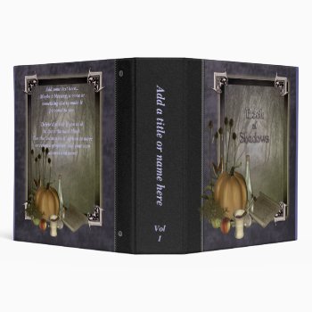 Natural Witch Book Of Shadows 2" Avery Binder by WitchysCauldron at Zazzle