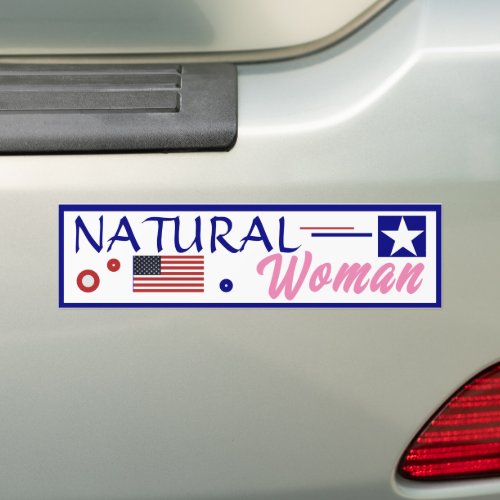 Natural Woman Bumper Sticker