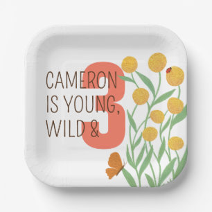 Natural Wonder Birthday Party Paper Plates