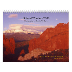 Natural Wonders 2008 - Customized Calendar