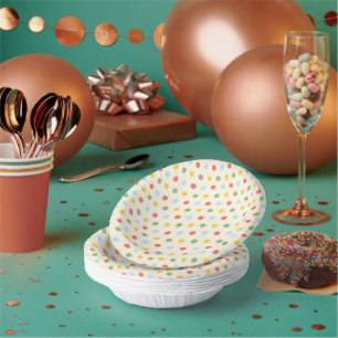 Natural Wonders Polka Dot Pattern Paper Bowls