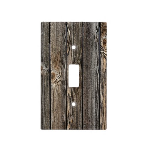 Natural wood background texture light switch cover