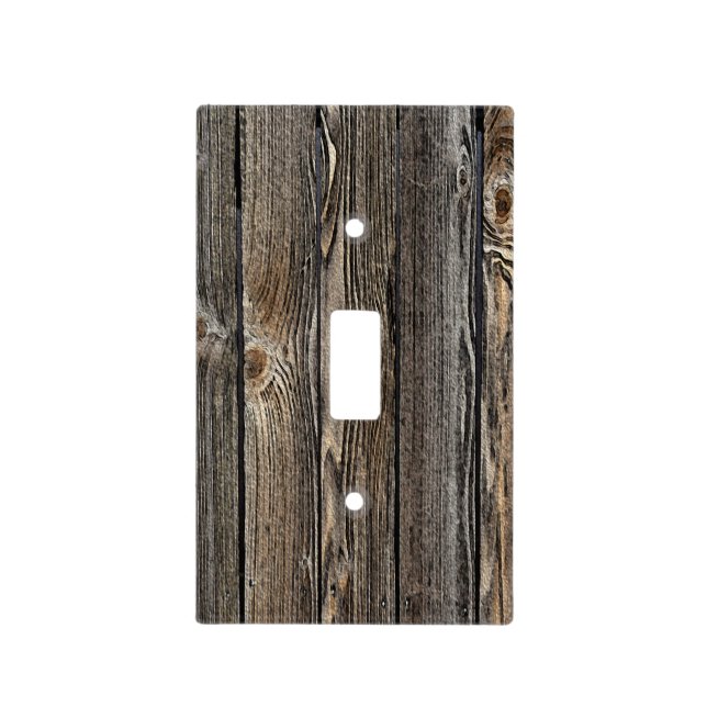 Natural wood background texture. light switch cover (Front)