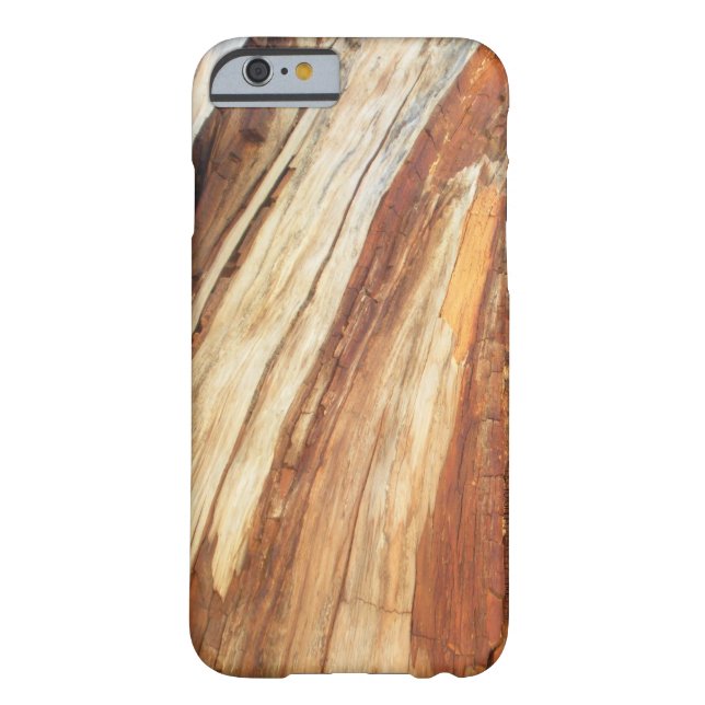 Natural Wood Grain Cell Phone Case (Back)
