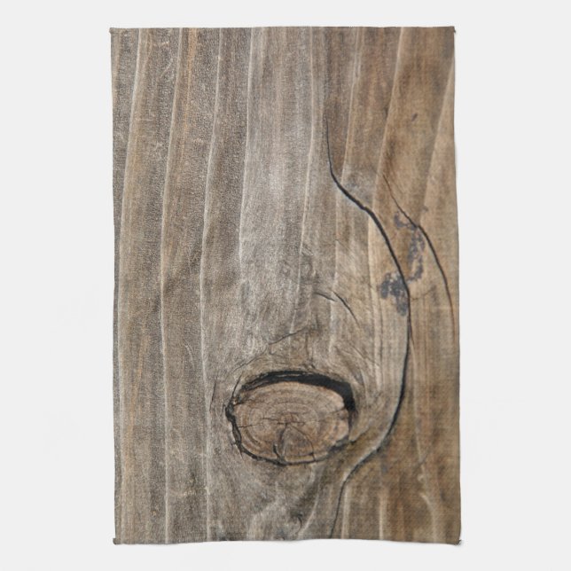 Natural Wood Grain Towel (Vertical)