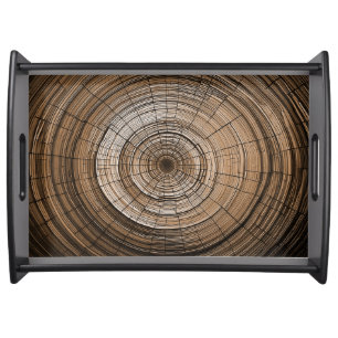 Natural Wood Grain Tree Ring Tray