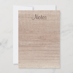 Natural Wood Look Template Handwritten Script