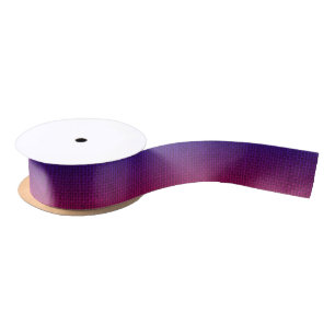 Natural Woven Ombre Shaded Tropical Sunset Colors Satin Ribbon