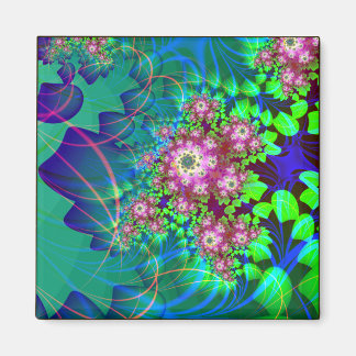 naturalism: detail square magnet