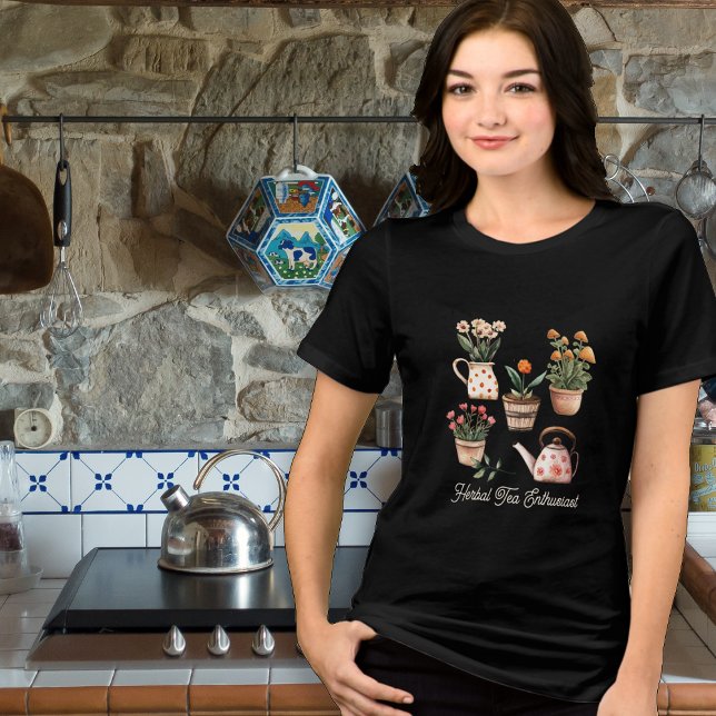 Naturalist Herbal Tea Enthusiast Custom Tri-Blend Shirt (Creator Uploaded)