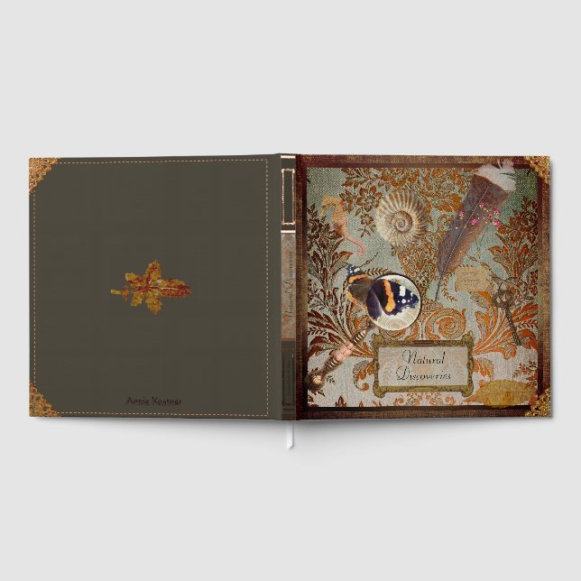 Naturalist Sketch/Photo Foil Journal - Rose Gold (Full)