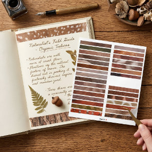 Naturalist Washi Tape Earthy Nature Journal Strips Sticker