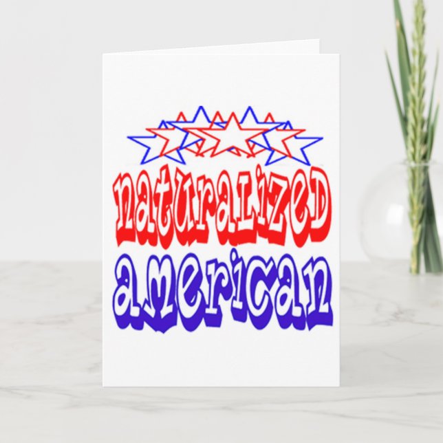 Naturalized American Cards (Front)