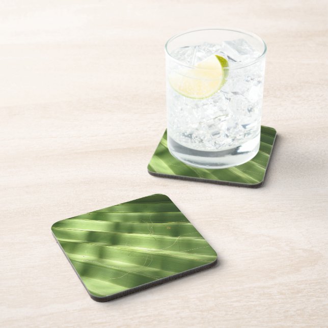 Naturally Cool Surfaces_Fluted Frond Drink Coaster (Right Side)