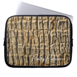 Naturally Cool Surfaces_Palm Tree Bark Laptop Sleeve