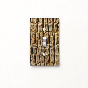 Naturally Cool Surfaces_Palm Tree Bark Light Switch Cover