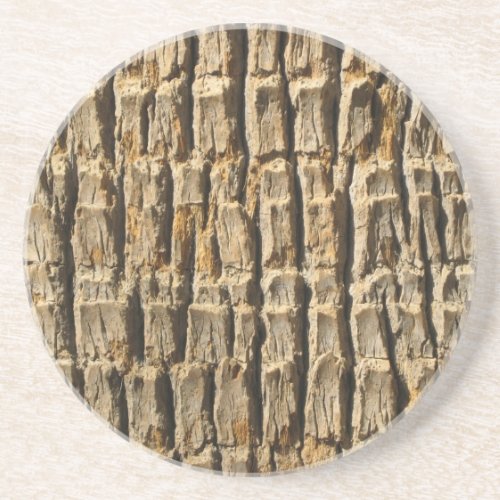 Naturally Cool Surfaces_Palm Tree Bark Sandstone Coaster