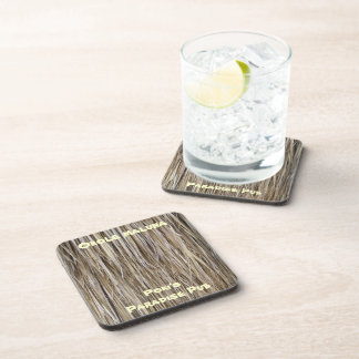 Naturally Cool Surfaces_Palm Tree Hair_Hula Skirt Beverage Coaster