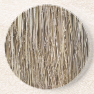 Naturally Cool Surfaces_Palm Tree Hair_Hula Skirt Drink Coaster