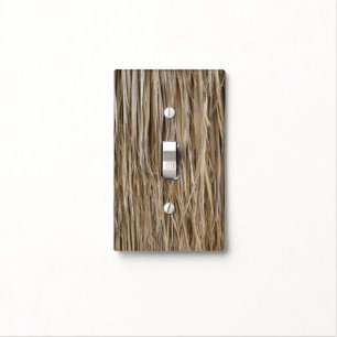 Naturally Cool Surfaces_Palm Tree Hair_Hula Skirt Light Switch Cover