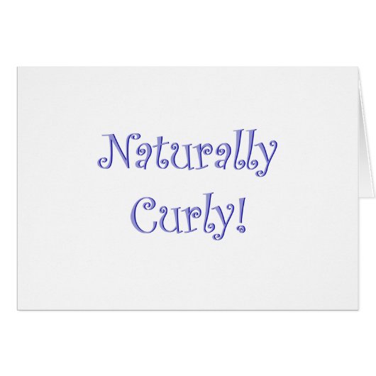 Naturally Curly Hair (Front Horizontal)