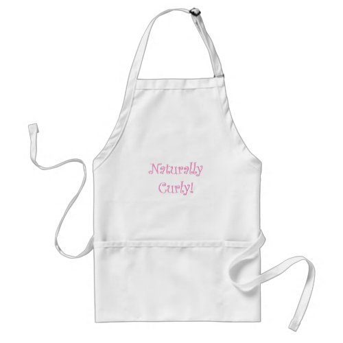 Naturally Curly Hair Adult Apron