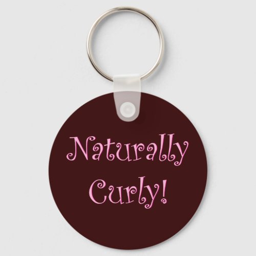 Naturally Curly Hair Keychain