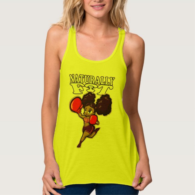 NATURALLY FIT BOXING TANK TOP (Front)