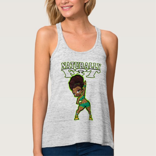 NATURALLY FIT STRETCH TANK TOP (Front)