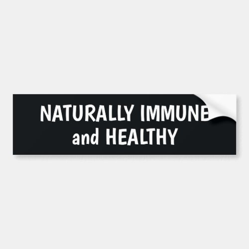 Naturally Immune Bumper Sticker