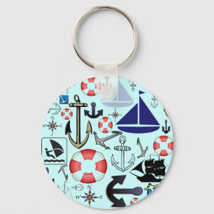 Naturally Nautical Keychain