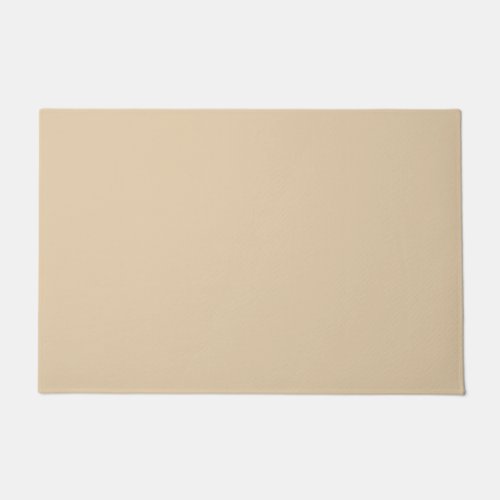 Naturally Neutral Dark Cream Solid Color SW 6127 Doormat