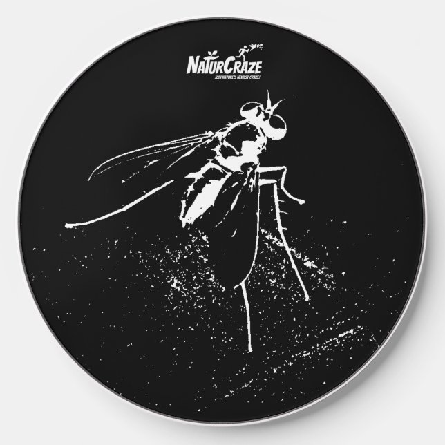 NaturCraze White Long-Legged Fly Wireless Charger (Front)