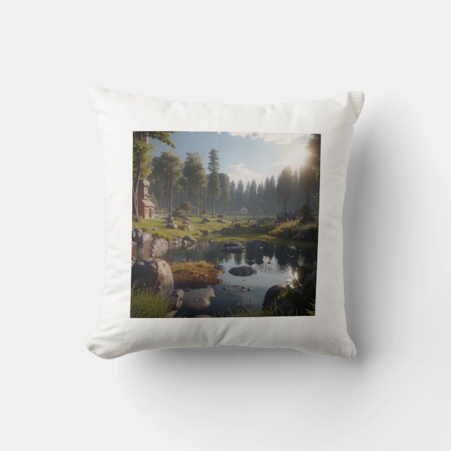 Nature 10. throw pillow (Front)