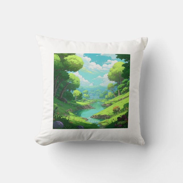 Nature 23. throw pillow (Front)