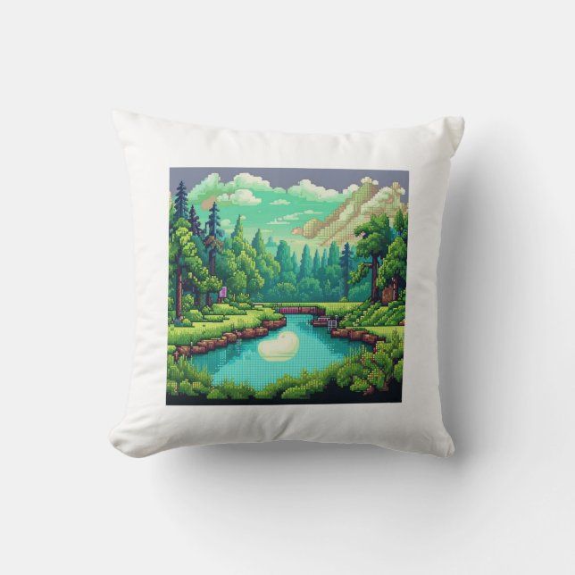 Nature 3. throw pillow (Front)