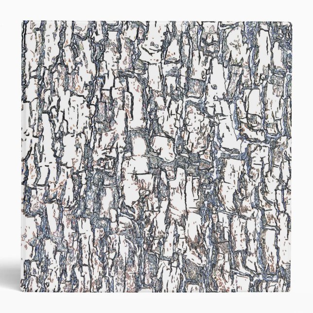 Nature Abstract Pattern 3 Ring Binder (Front)
