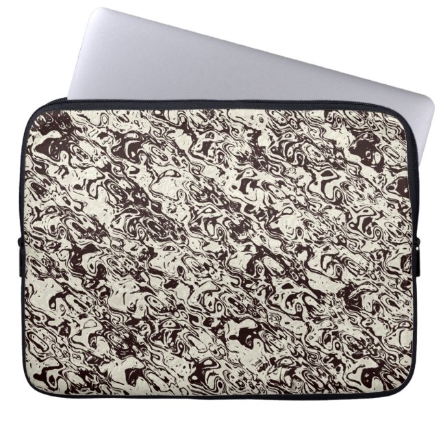 Nature Abstract Pattern Laptop Sleeve (Front)