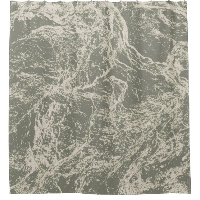 Nature Abstract Shower Curtain (Front)