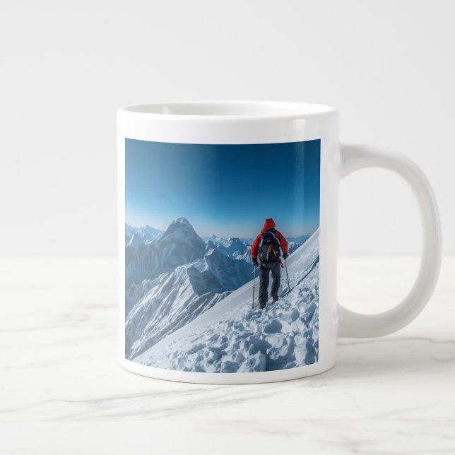 Nature Adventure Design  Giant Coffee Mug (Right)