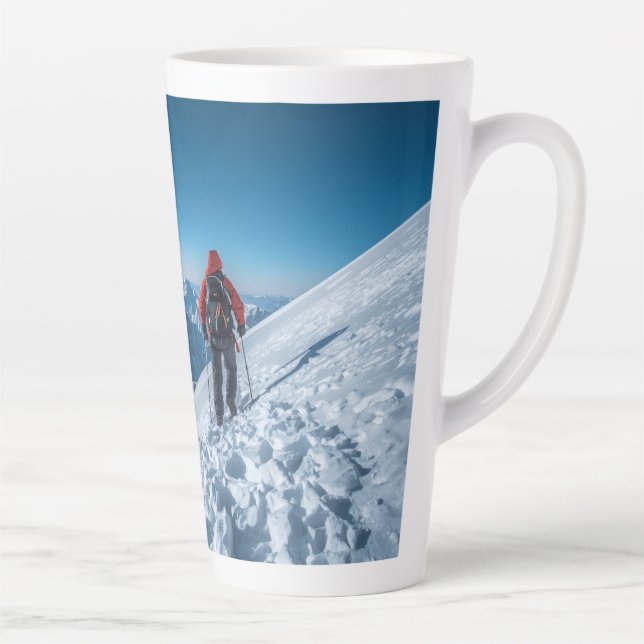 Nature Adventure Design  Latte Mug (Right)