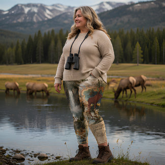 Nature Adventure Wilderness Explorer Mountain Leggings