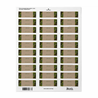 Nature All-Natural Personalized Labels