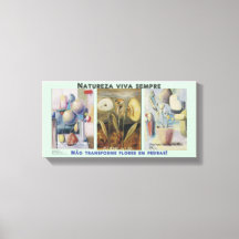 NATURE ALWAYS LIVES - PRINTED ON SCREEN