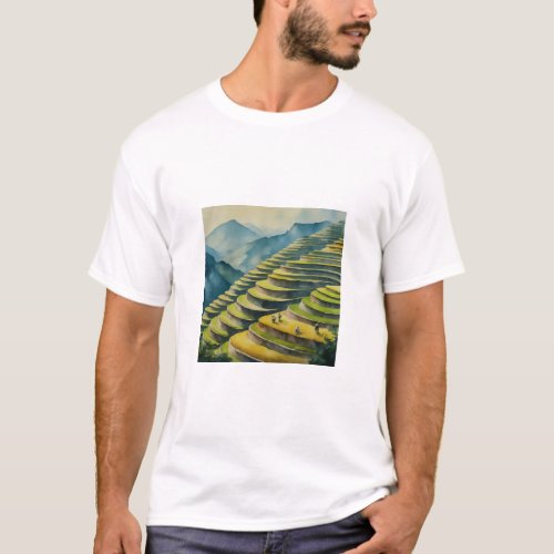 Nature and human T shirt